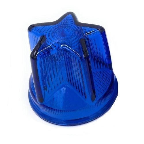 cbタイプ 星型ウインカーレンズ AS星型マーカーレンズ 10枚セット ブルー（空） 補修パーツ トラック