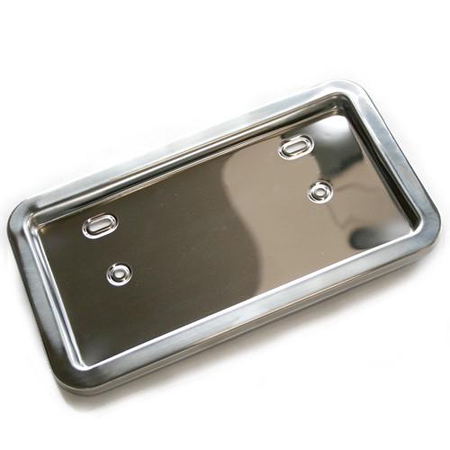 中型車用ステンレス製ナンバープレート枠