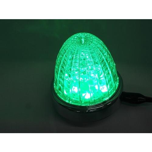 JB LEDクリスタルハイパワーマーカーランプ激光　緑　12/24V共用 日本ボデーパーツ工業 JB 激光2 LEDクリスタルハイパワーマーカー 12V