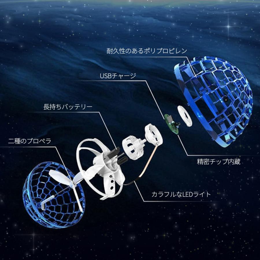 ミニドローン おもちゃ フライングボール 飛行ボールトイ 球状飛行