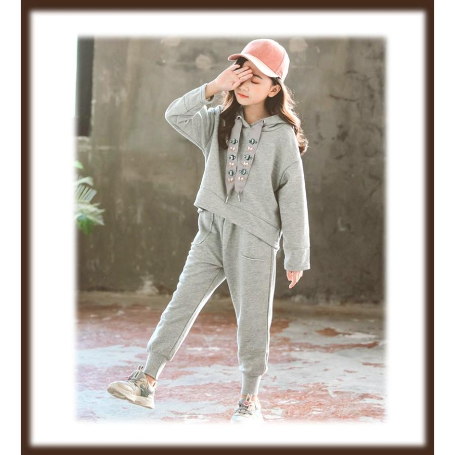 韓国風 子供服 女の子 セットアップ 2点セット 上下セット キッズ