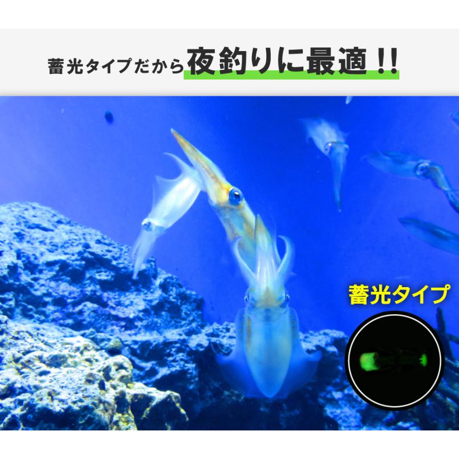 エギ 3.0号 3.5号 10本セット エギング 餌木 イカ釣り 蓄光 釣り