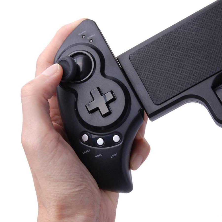 New Android Ios Pc対応 Bluetooth ゲームコントローラー ゲームパット 伸縮性のホルダーを備えiphone タブレットに対応 Pg9023 T9023 2 Blue Topazs 通販 Yahoo ショッピング
