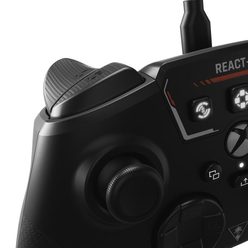TURTLE BEACH REACTタートルビーチ REACT-R ゲーミング コントローラー ブラック Xboxのオフィシャルライセンス Xbox Series X|S、Xbox One & Windows 10/11｜turtlebeach｜07