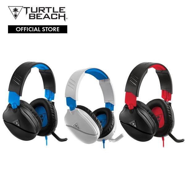 Turtle Beach タートルビーチ RECON 70P ブラック/ブルー ゲーミングヘッドセット 折り畳みマイク搭載 PC PS4