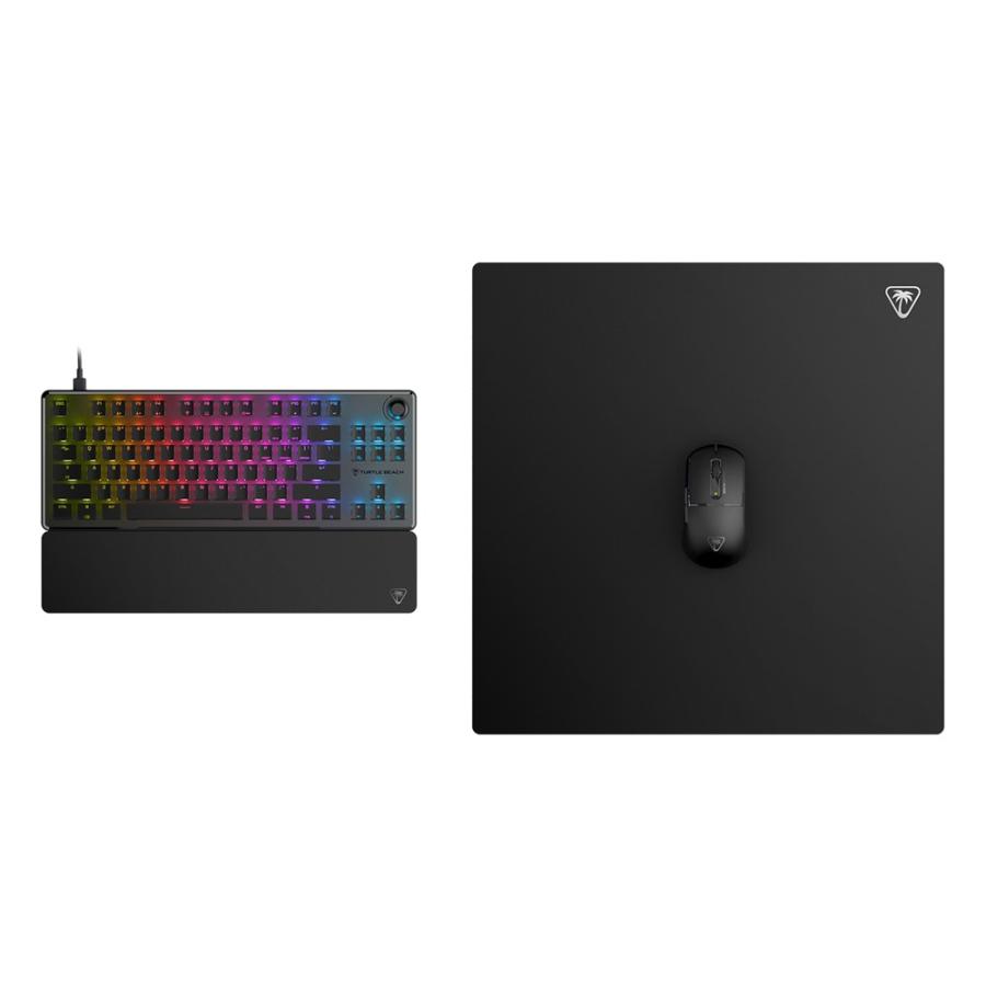 TURTLE BEACH タートルビーチ Sense Core SQ ゲーミング マウスパッド スクエア ノンスリップラバーバッキング ...
