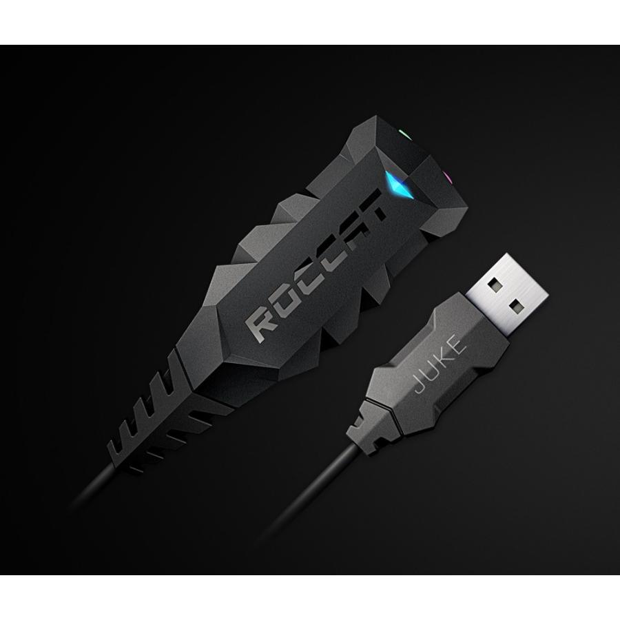 【アウトレット 新品 数量限定】ロキャット Juke Virtual 7.1 + USB ステレオサウンドカード & ヘッドセットアダプター ゲーミング 互換性 ROC-14-111-AM｜turtlebeach｜02