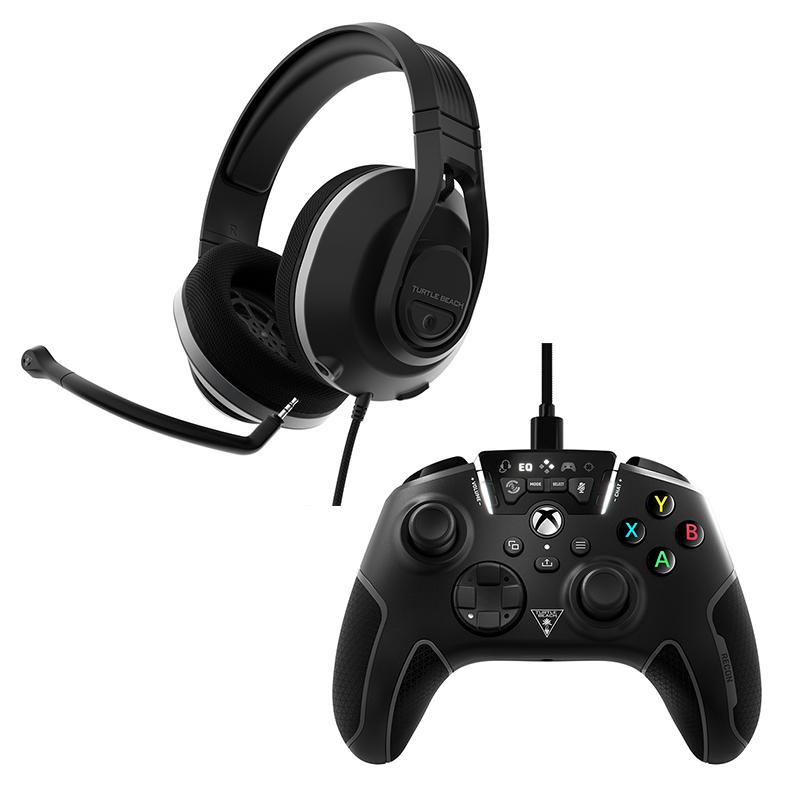 9OFF! 公式限定セット Turtle Beach タートルビーチ Recon 500 ヘッドセット ＆ RECON ゲームコントローラー