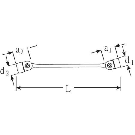 日本直営 スタビレー フレックスジョイントスパナ 29-16X18 サイズ:16×18×全長:249mm並行輸入