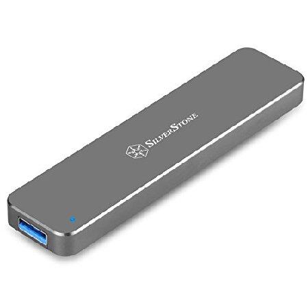 早割クーポン SilverStone Technology M.2 SATA SSD USB 3.1 Gen 2エンクロージャ - RL-MS09C並行輸入