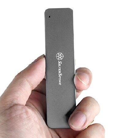 早割クーポン SilverStone Technology M.2 SATA SSD USB 3.1 Gen 2エンクロージャ - RL-MS09C並行輸入