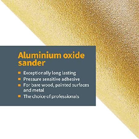 経団連会長 POWERTEC 4RA1115 Longboard Continuous Roll 2-3/4” by 25 Yard Sanding Paper， Gold 150 Grit Aluminum Oxide Abrasive Adhesive Backed Sandpaper f並行輸入