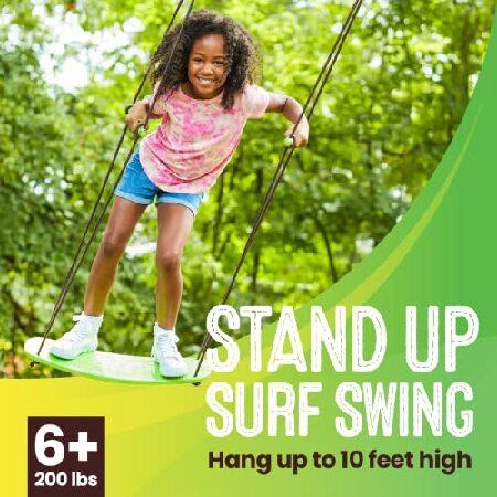 男性に人気！ (Green) - Swurfer Kick - Stand Up Outdoor Surfing Tree Swing For Kids Up To 70kg並行輸入