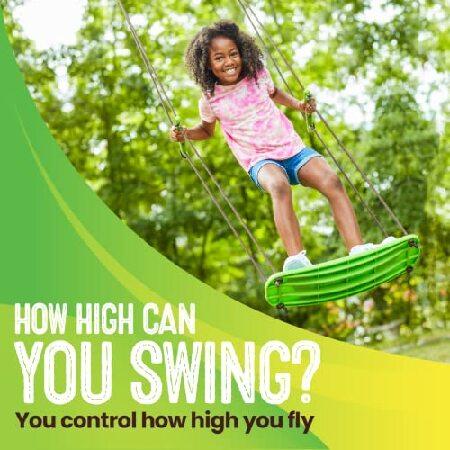 男性に人気！ (Green) - Swurfer Kick - Stand Up Outdoor Surfing Tree Swing For Kids Up To 70kg並行輸入
