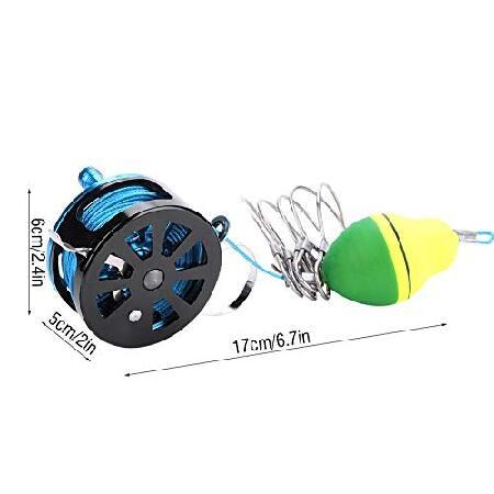 【公式通販】 VGEBY Fish Lock Buckle， 5 Snaps Fishing Stringer Clips with Reel Float PE Line Fishing Tackle Accessory(Blue-70#) Fishing Stringer並行輸入