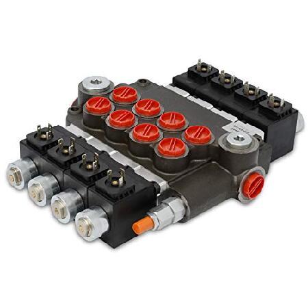 Hydraulic　Monoblock　Solenoid　Directional　Control　Valve,　Spool,　21　GPM,　12V　DC並行輸入
