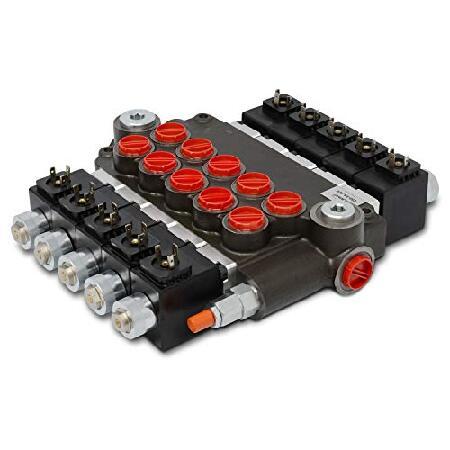 Hydraulic　Monoblock　Solenoid　Directional　GPM,　Valve,　21　DC並行輸入　Spool,　12V　Control
