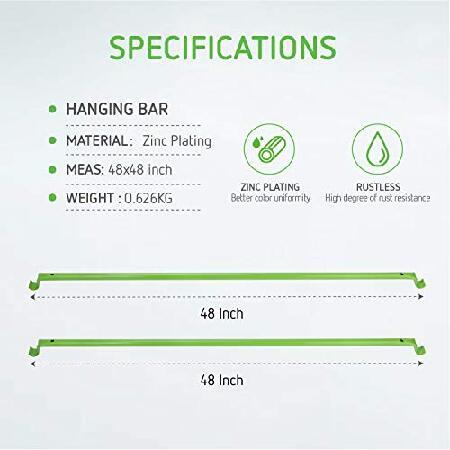 VIVOSUN　Grow　Tent　Support　Pole,　by　for　Bar　Hanging　Tent並行輸入