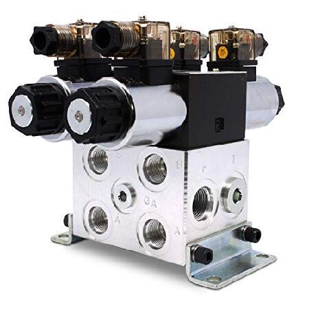 Electric　Hydraulic　Double　Spool　15　Double　w　(A　Control　Acting　12　GPM　Cylinders,　Spool,　Rocker　Valve　Acting　Controls　Volt)並行輸入　Switch,