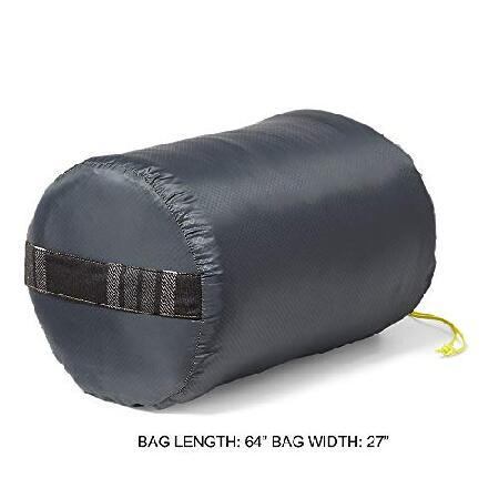 受注生産品 Eddie Bauer Cruiser 2 40° Sleeping Bag - Tall， Storm， ONE Size並行輸入