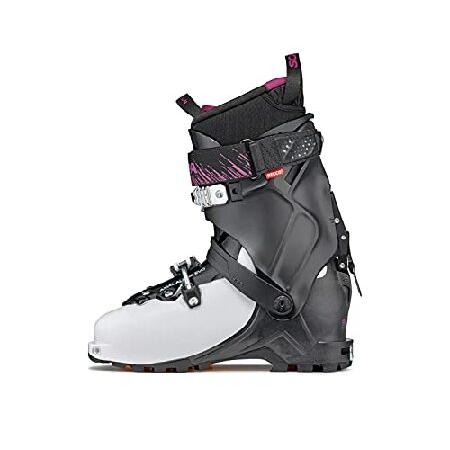 ビンテージ SCARPA Women´s GEA RS Alpine Touring Ski Boots for Backcountry and Downhill Skiing - White/Black/Rouge - 25並行輸入