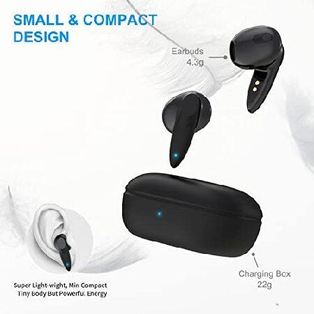 大人気新品 ACAGET Wireless Earbuds for iPhone 13 Pro Max 14 Plus Bluetooth Headphones Lightweight Touch Control Earphones with Charging Case Built-in Mic並行輸入