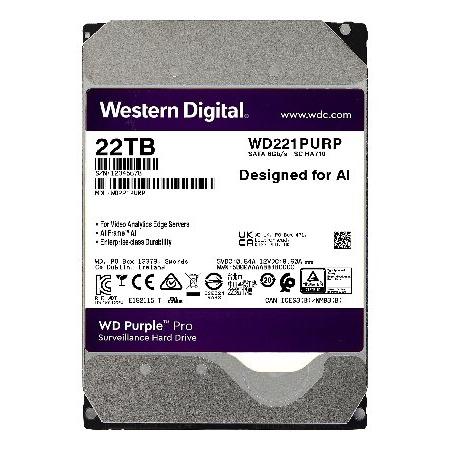 信憑 Western Digital (ウエスタンデジタル) 22TB s 3.5インチ 512MB