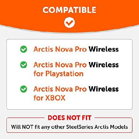 最新の情報 WC Upgraded Replacement Earpads for Steelseries Arctis Nova Pro Wireless Made by Wicked Cushions | Improved Durability， Thickness， Softer Leat並行輸入