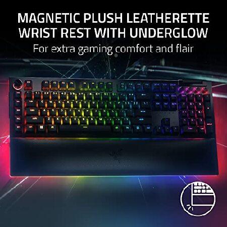 Razer BlackWidow V4 Pro メカニカルゲームキーボード ダブルショット ABSキーキャップ グリーンメカニカルスイッチ タクタイル＆クリッキー クロマRGB 並行輸入_4