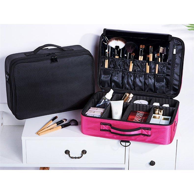 メイクボックス 大容量 鏡付き ミラー付き コスメボックス 化粧品 ケース コスメケース 化粧ボックス おしゃれ 持ち運び 旅行 Tur628 ツルタテ屋 通販 Yahoo ショッピング