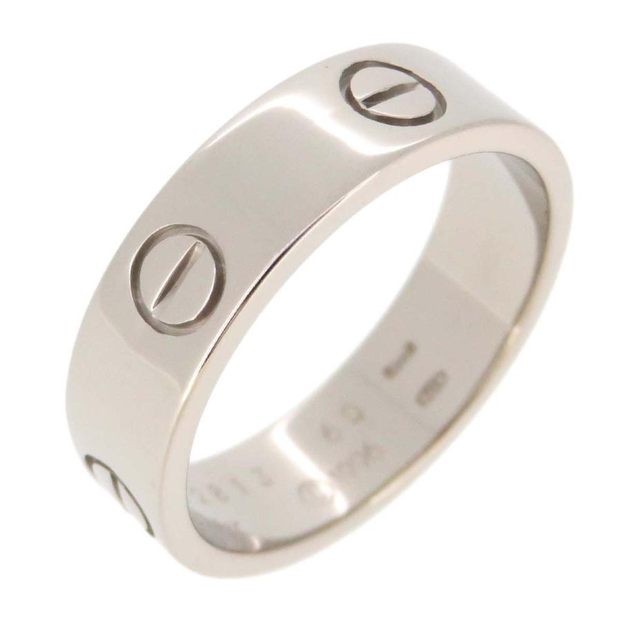 バンドリング カルティエ ビス ジュエリー K18wg ジュエリー つるや質店 Loveリング ラブ リング メンズ ファッション メンズ 品質のいい