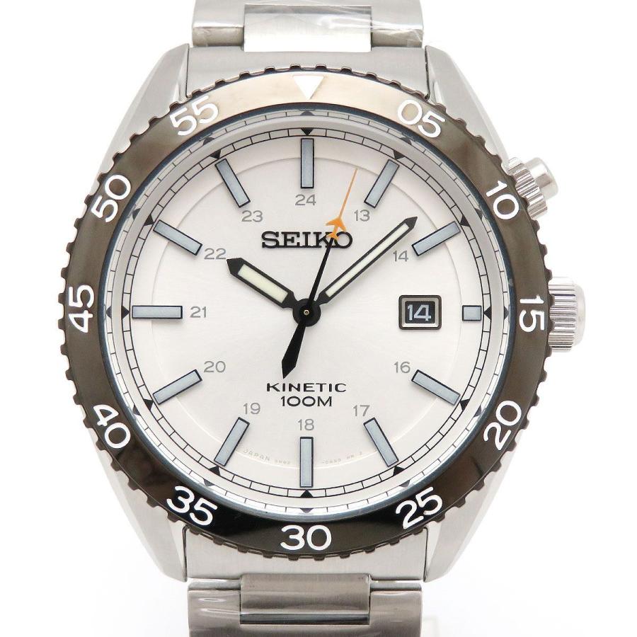 セイコー キネティック 美品 メンズ 5m 0ah0 裏スケ 時計 つるや質店 通販 Yahoo ショッピング