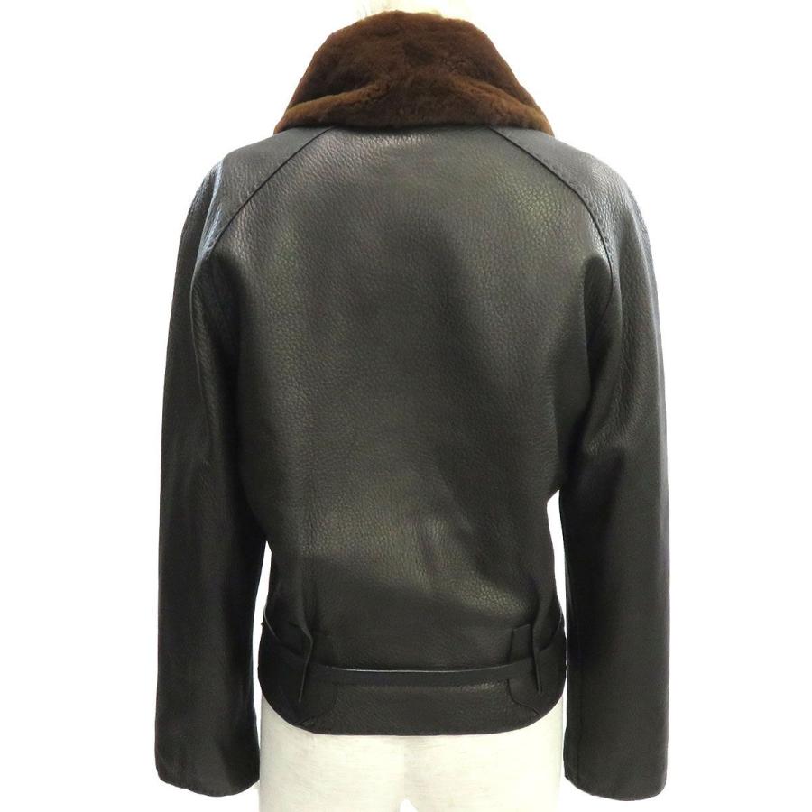 エルメス ミンクファー レザー ジャケット H ロゴファスナー 鹿革 ブルゾン レディース 中古 アパレル つるや質店 通販 Yahoo ショッピング