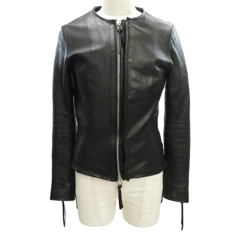 スプリングフェア ベッドフォード ノーカラー シングル ライダース ジャケット ドローコード レースアップ メンズ 中古 アパレル 国内正規品 Www Skylanceronline Com