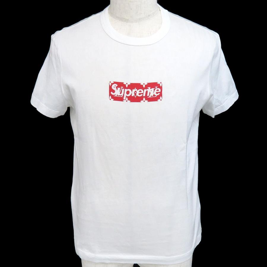 送料込 ルイヴィトン シュプリーム コラボ モノグラム ボックス ロゴ Tシャツ Lv Supreme Box Logo Tee 半袖 メンズ アパレル 全品送料無料 Lespakigali Com