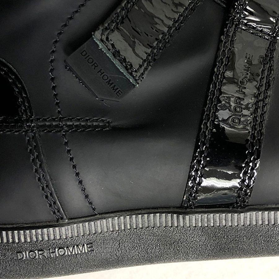 ディオールオム パテントレザー ハイカット スニーカー ロゴ メンズ アパレル つるや質店 通販 Yahoo ショッピング