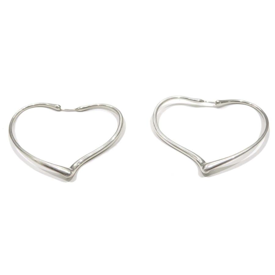 ティファニー オープンハート フープ ピアス M ミディアム シルバー Ag925 Sv925 レディース ジュエリー つるや質店 通販 Yahoo ショッピング