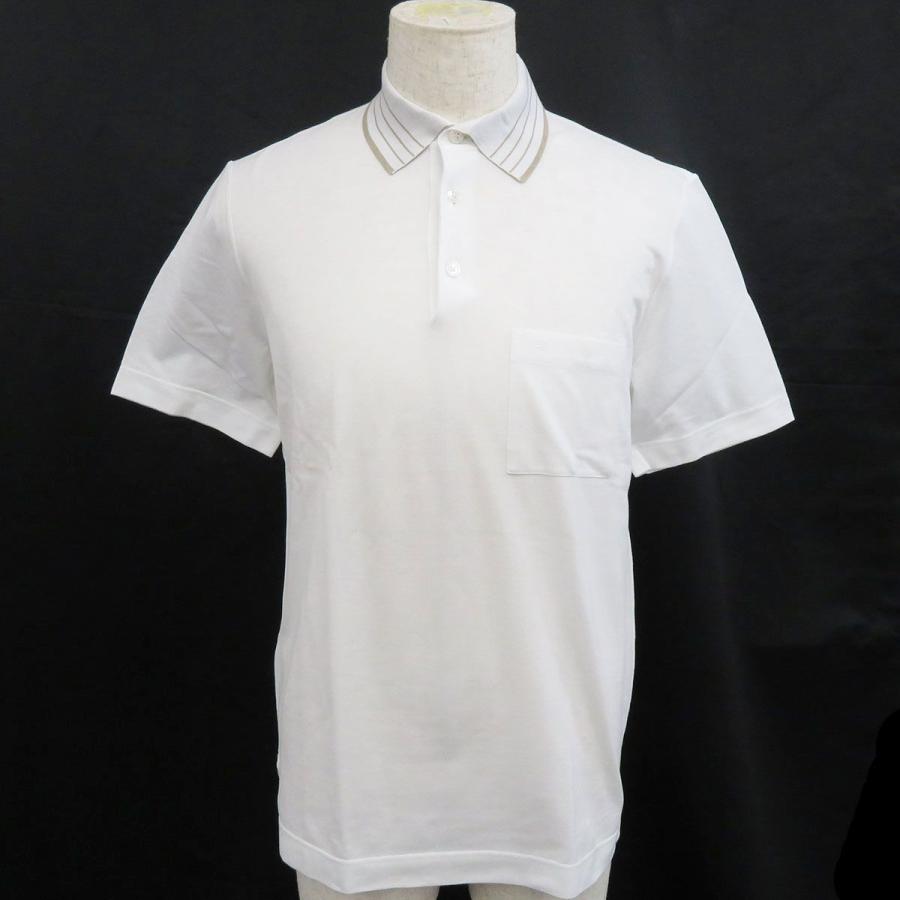 高級品市場 エルメス ポロシャツ H 刺繍 メンズ [未使用品] 【アパレル】 ポロシャツ