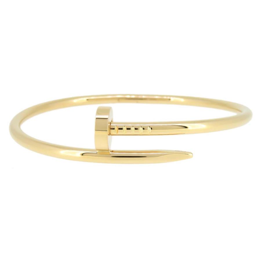 新発売 カルティエ ジュエリー メンズ K18yg Au750 イエローゴールド 釘 19 ブレスレット アンクル ジュスト カルティエ ブレスレット イエローゴールド 釘 メンズアクセサリー