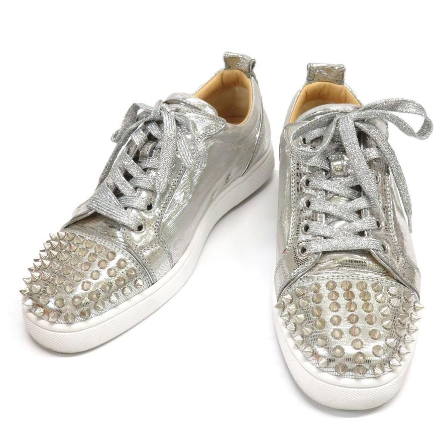最高級 Laminato Flat Spikes Junior Louis クリスチャンルブタン スニーカー アパレル メンズ ラミネート スパイク スニーカー Golf Club Vicinois Fr