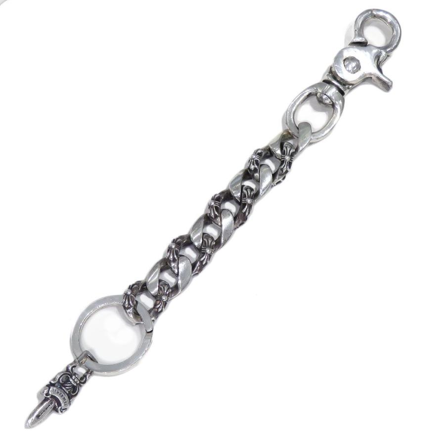 クロムハーツ ファンシー ロング キーチェーン ダガー 1クリップ ウォレット ダガー 1クリップ Hearts ショート シルバー