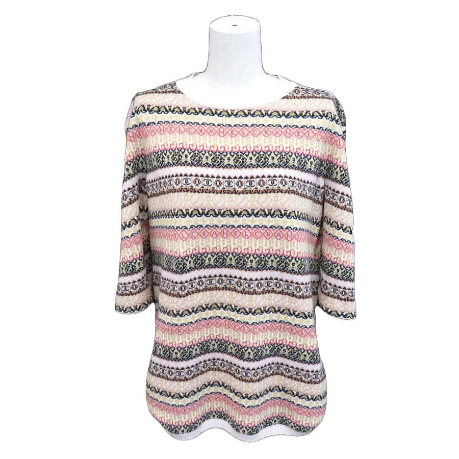 再再再..販 CHANEL 07A シャネルココマークロゴマニアハイネックニット