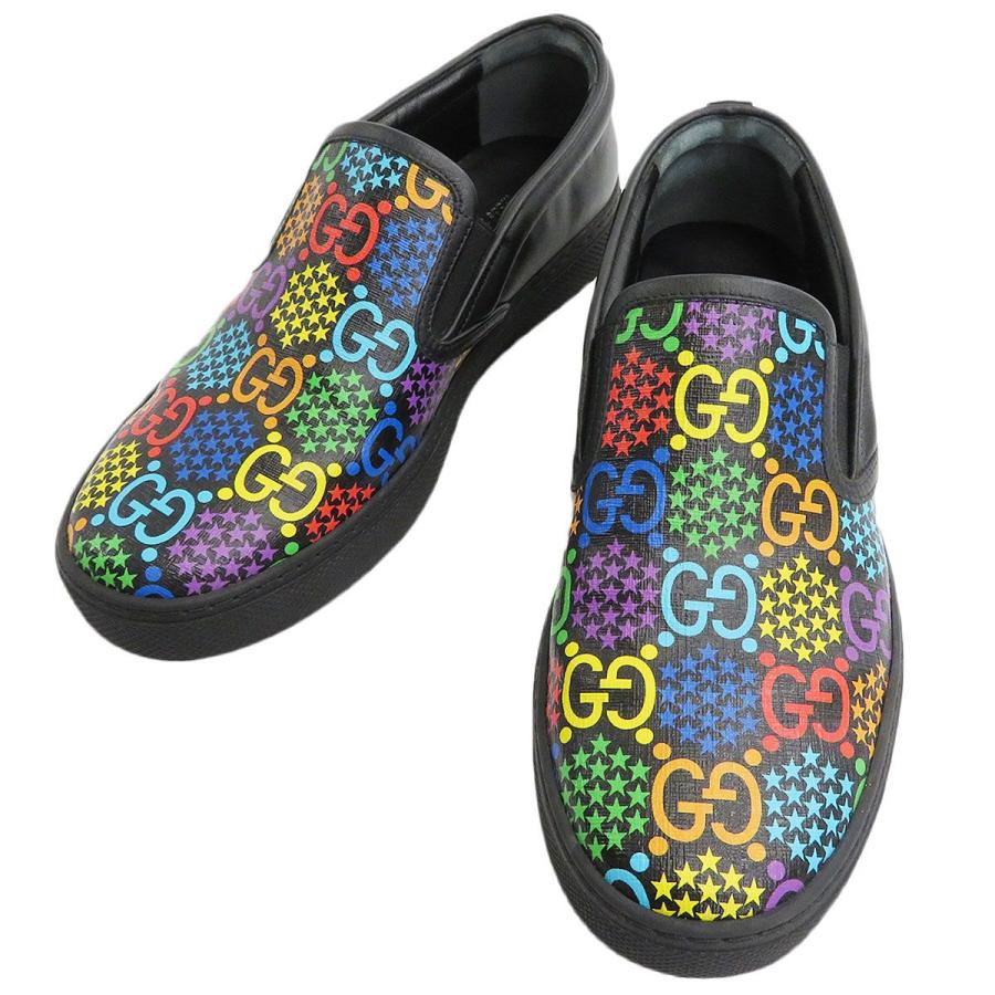 今年人気のブランド品や グッチ Gg サイケデリック レザー スリッポン グッチシマ スニーカー 星 メンズ 美品 アパレル スリッポン Golf Club Vicinois Fr