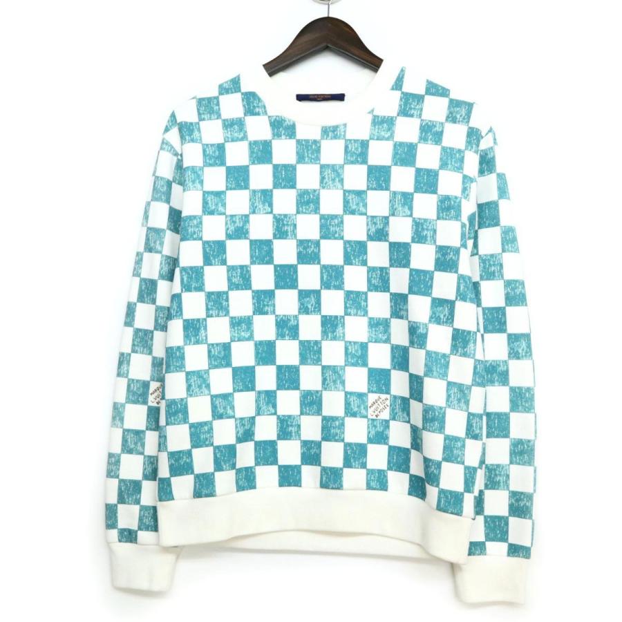 louisvuitton ダミエ スウェット ルイヴィトン トレーナー ダミエ柄-