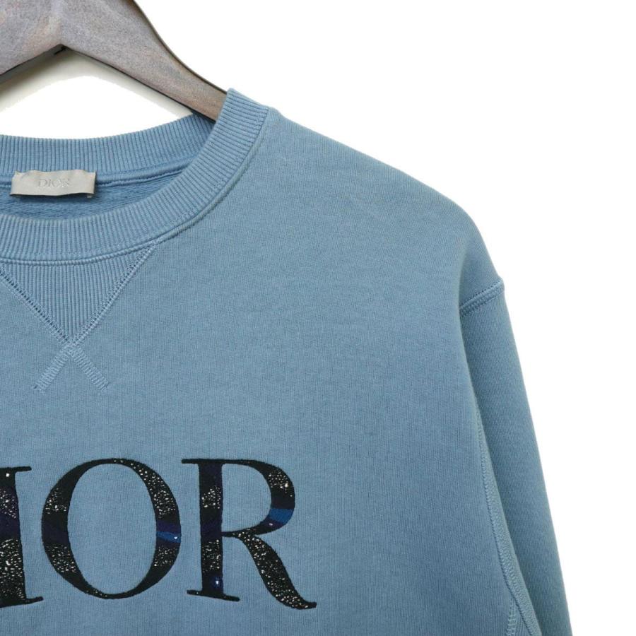 ディオール ×ピータードイグ ロゴ 刺繍 スウェット トレーナー