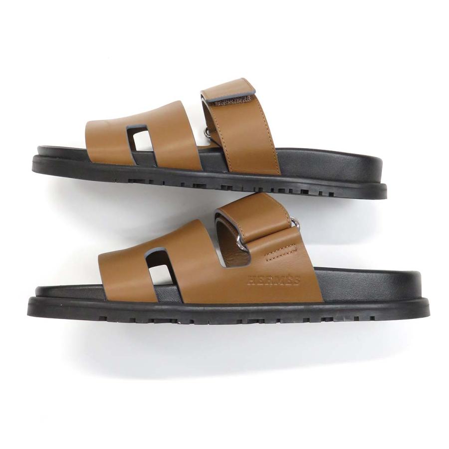 エルメス ブラウンレザーサンダル39 楽天市場】【最大3万円割引クーポン】【名東】【HERMES】エルメス エズ