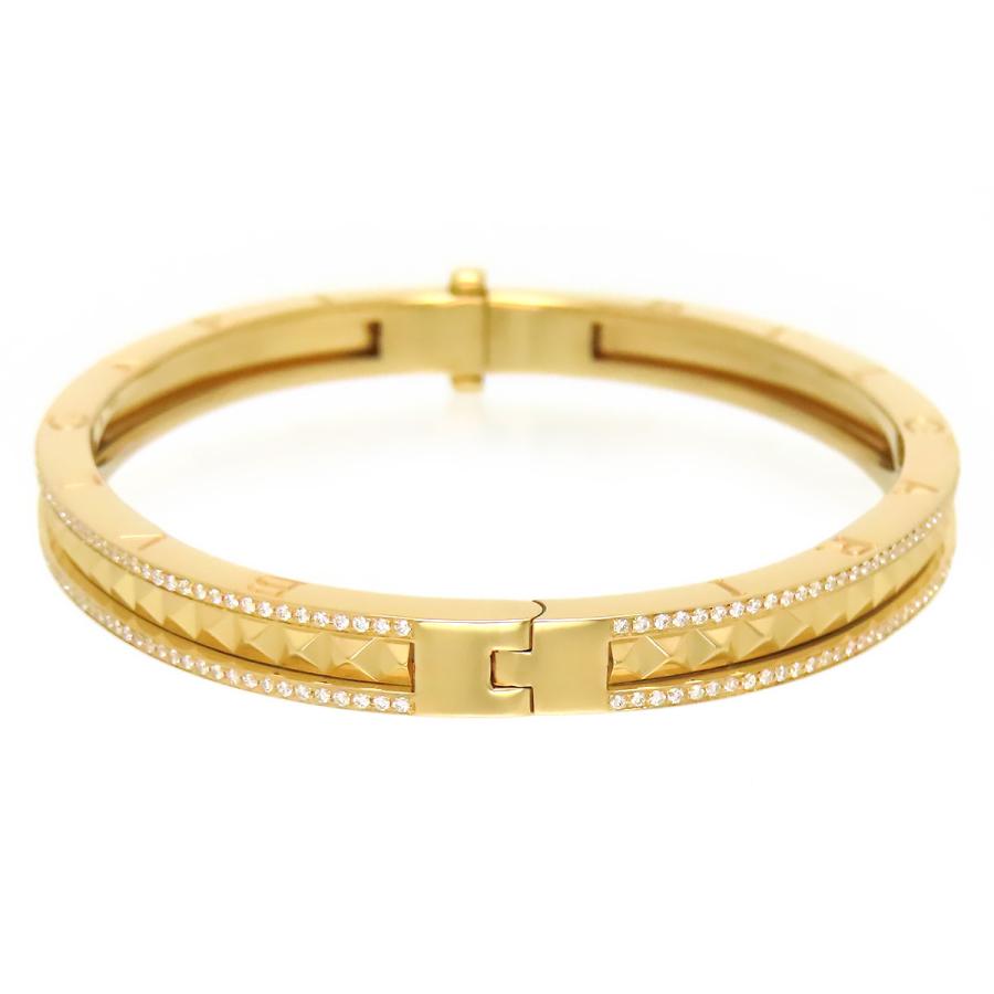 ブルガリ ビーゼロワン ブレスレット M #17 357882 Au750 (K18YG) ユニセックス BVLGARI [美品] 中古 【ジュエリー】｜turuya783｜03