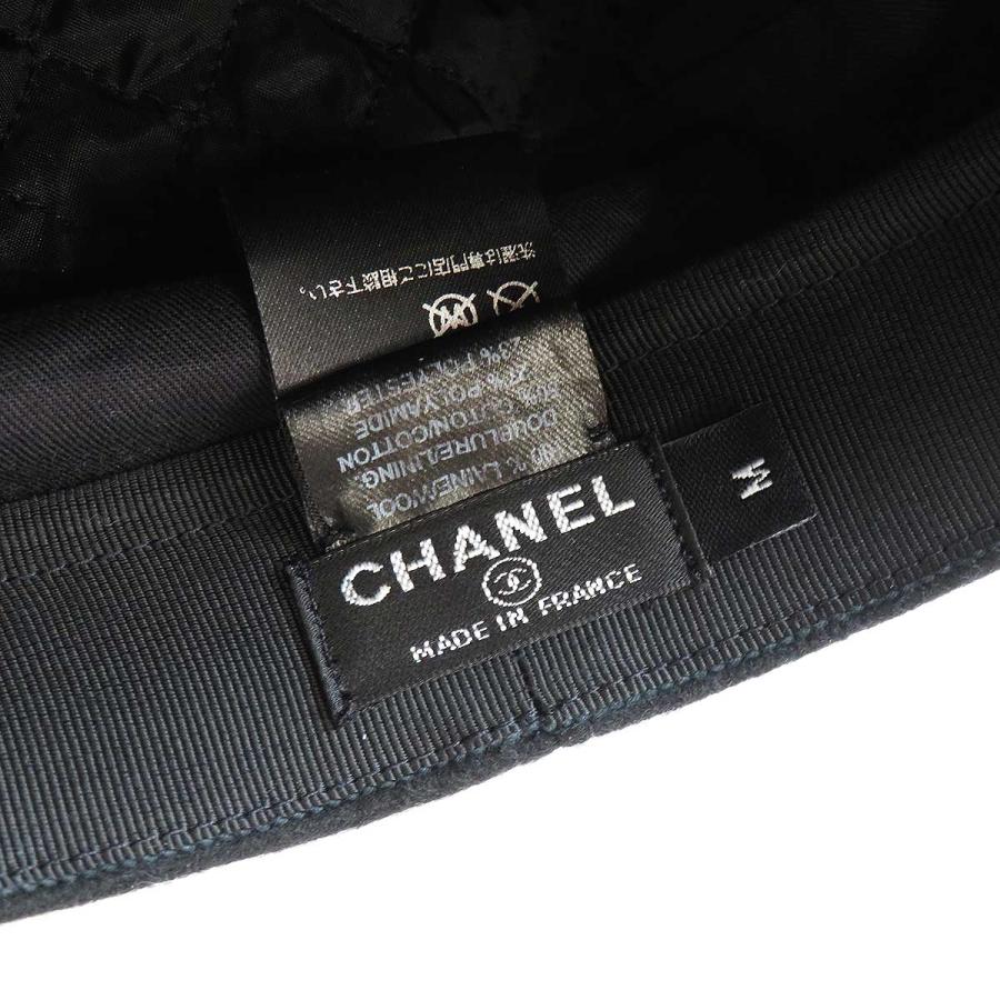 CHANEL シャネル ココマーク ウール キャスケット レディース CHANEL シャネル ココマーク ウール キャスケット レディース