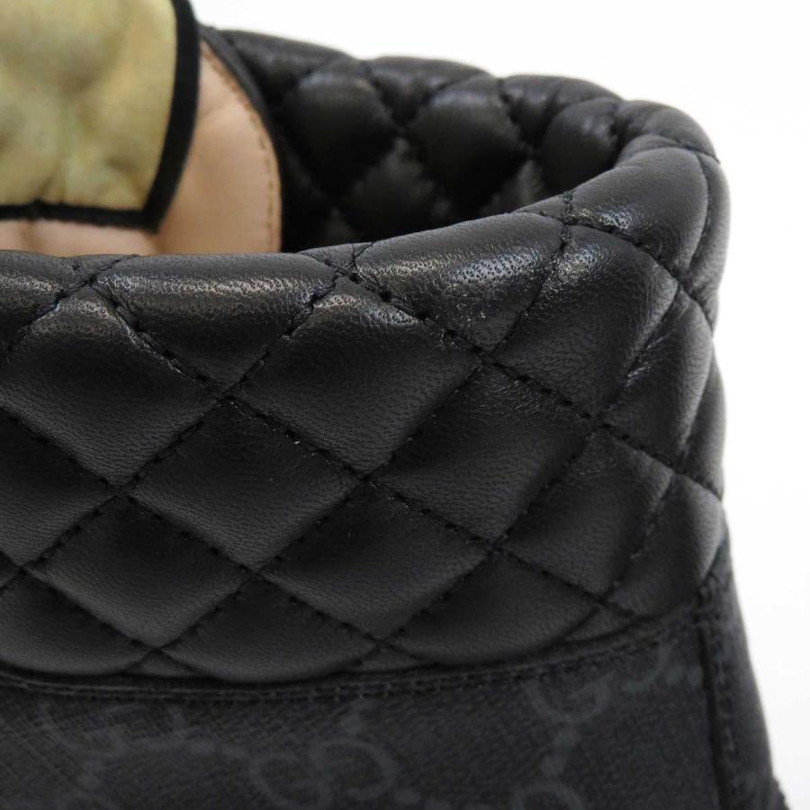 グッチ GGスプリーム アンクルブーツ 659691 レディース ブラック 