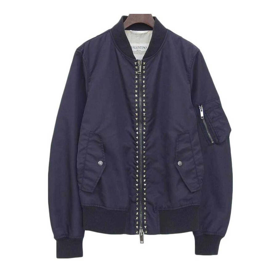 VALENTINO ヴァレンティノ ロックスタッズ ナイロン ボンバー VALENTINO ヴァレンティノ ロックスタッズ ナイロン ボンバー